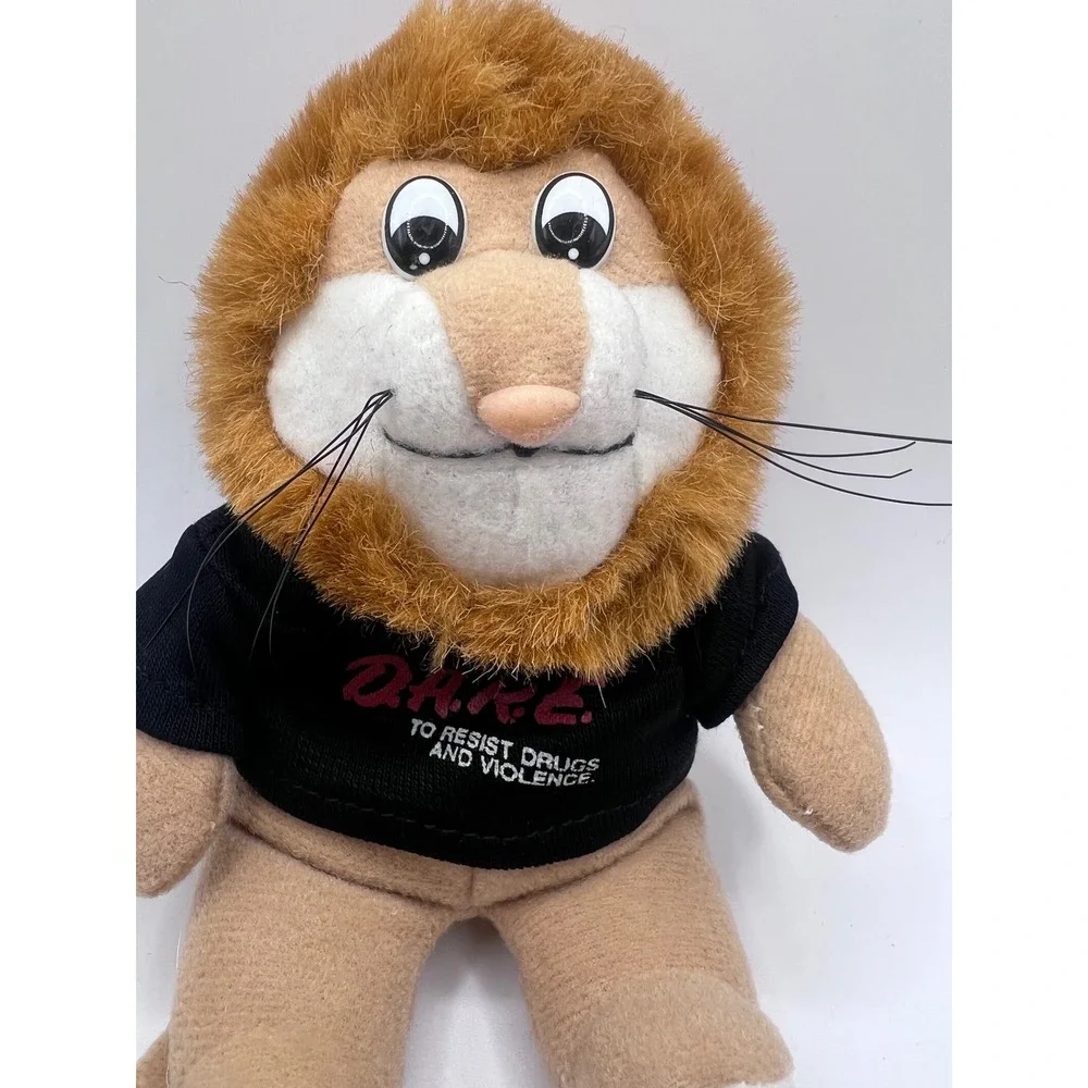 Vintage D.A.R.E Darren The Lion In‎ T-Shirt Plush Bean Bag 6